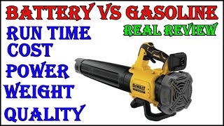 Dewalt Cordless Leaf Blower - Real Results - Real Review