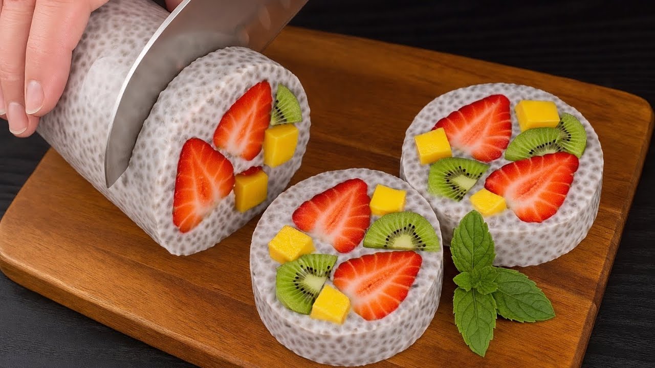 No one will guess how you cooked it! In 5 minutes No bake🍓 Chiapudding dessert simple and delicious