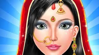 Indian Girls Fashion Wedding Designs makeup & Dress up Game screenshot 5