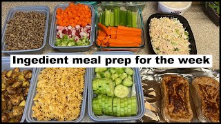 MEAL PREP | Ingredient prep for healthy, flexible meals for Weight Loss | WW Points/Calories