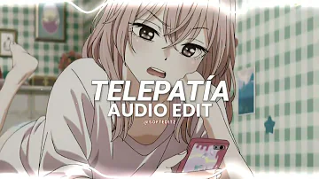 telepatía (slowed) - kali uchis [edit audio]