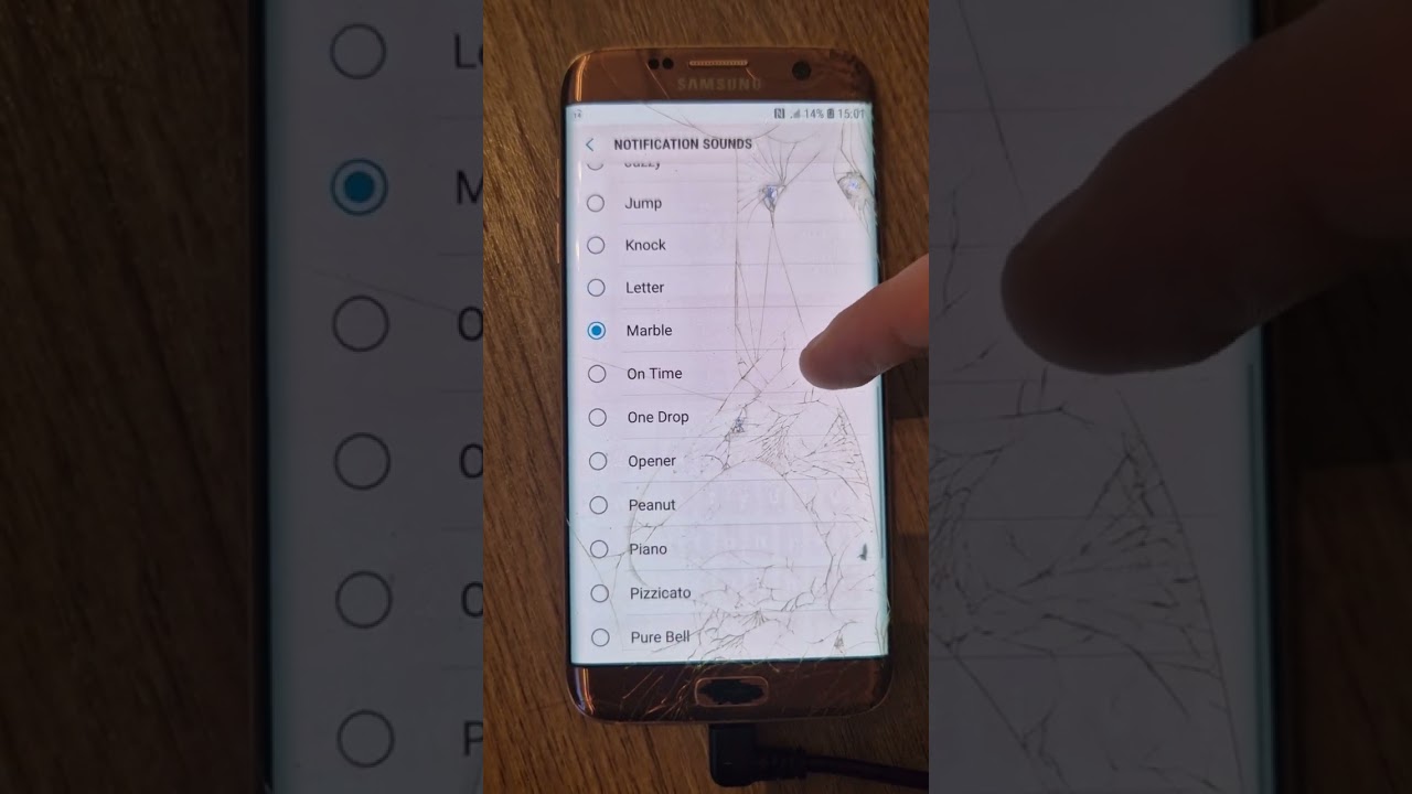 Samsung galaxy s7 Edge notification sounds