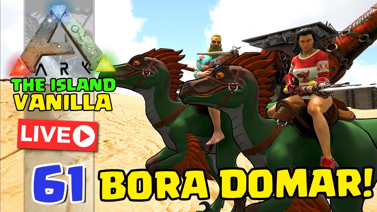 DIA DE DOMAR!- ARK:SURVIVAL EVOLVED - THE ISLAND VANILLA - #61 ft 