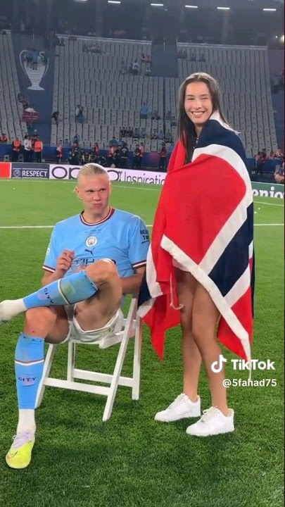 Haaland And his Girlfriend's Beautiful Moment☺️🥺 #football #haaland