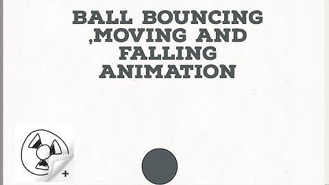 Ball bouncing ,falling ,moving animation on flip clip #flipaclip #animation #ballbounce