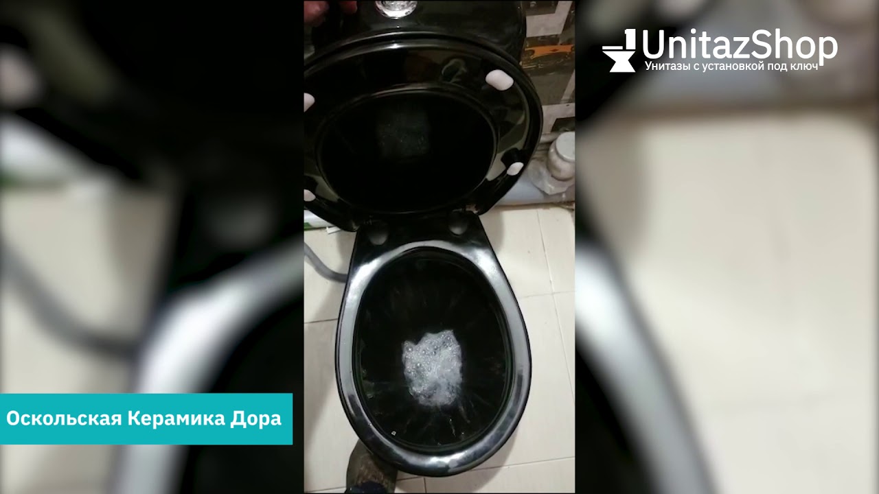 Смыв унитаза Оскольская Керамика Дора от UnitazShop - YouTube
