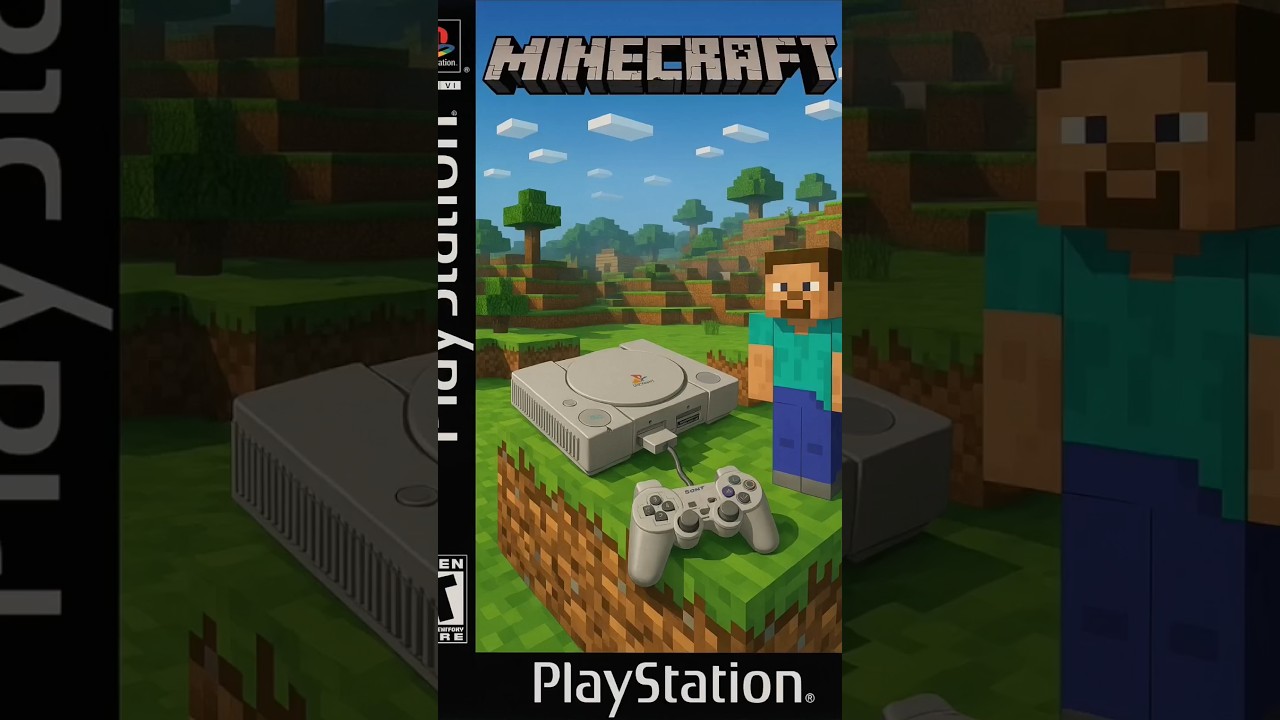Minecraft PS1 fan demake 