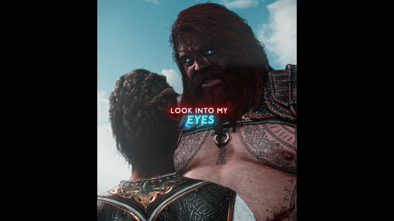look into my eyes 💀| THOR EDIT | GOD OF WAR RAGNAROK#shorts #godofwar