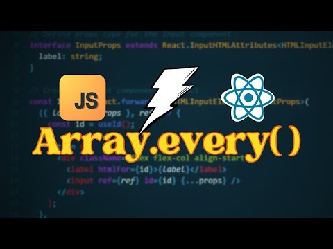 Javascript every () | React Example