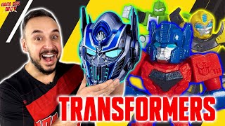 ПАПА РОБ И МИНИ ТРАНСФОРМЕРЫ - БОЛЬШОЙ СБОРНИК TRANSFORMERS НА ПАПА РОБ ШОУ!