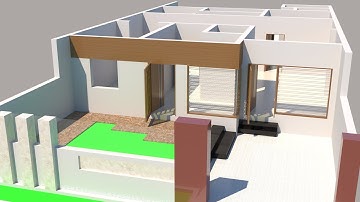 Complete Floor Plan & Front Elevation Design Part 3 | 3Ds Max Tutorial in Hindi | Allrounder Bhai