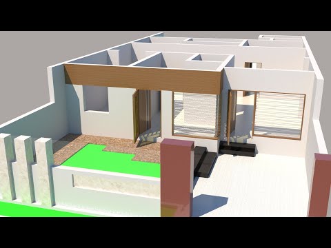 Complete Floor Plan U0026 Front Elevation Design Part 3 | 3Ds Max Tutorial In Hindi | Allrounder Bhai