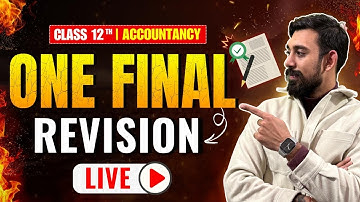 Powerful One Shot Revision | Full Accountancy | Must Watch | Boards 2025