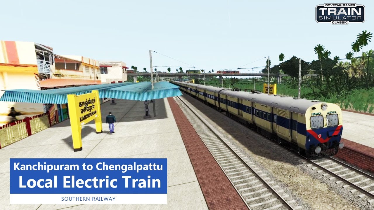 Kanchipuram to Chengalpattu | Local Electric Train | Train Simulator Gameplay | Game Stay 