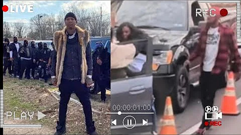 Moneybagg Yo Seen Chasing Young Dolph In Ruth Chri...