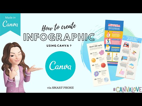 How to create an INFOGRAPHIC using CANVA on a SMARTPHONE?