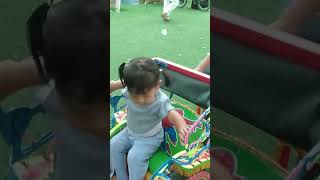 naik becak mini di playground #shorts #short #video #fyp #shortvideo #shortsvideo #becak #mini