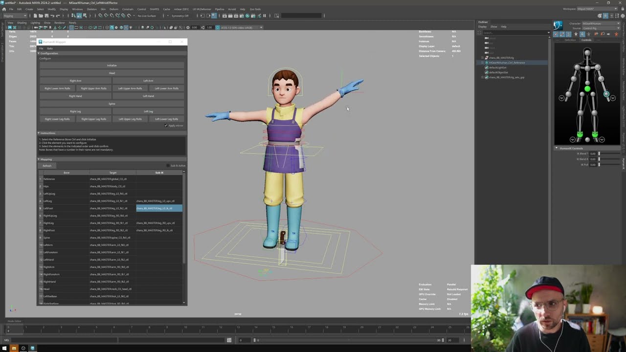 02 mGear 4.2:  Human IK Mapper Overview