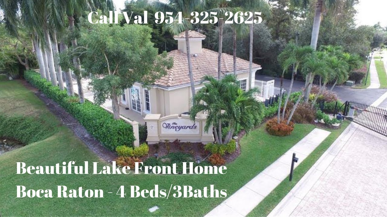 9640 VINEYARD HOME FOR SALE BOCA RATON (CALL VAL 9543252625) YouTube