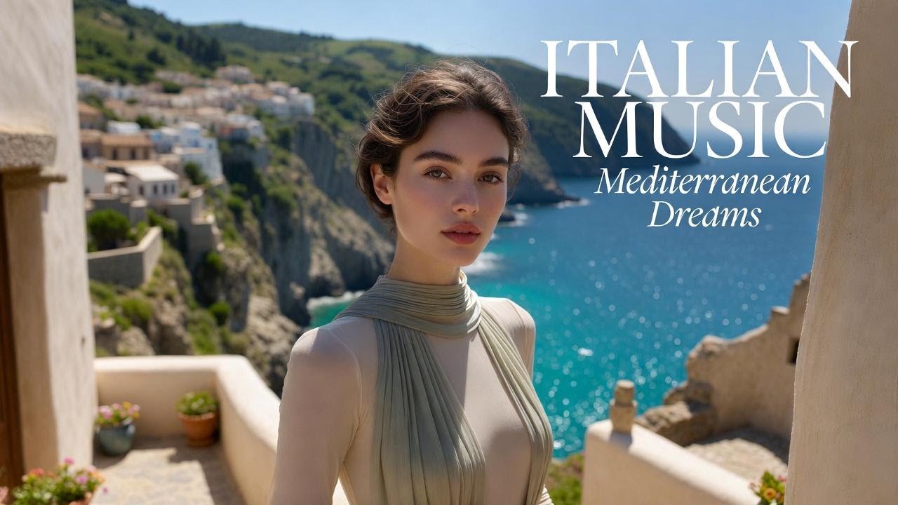 Italian Vibes & Mediterranean Relaxing Dreams 🎶 Italy Scenic 4K | Dolce Italia Music