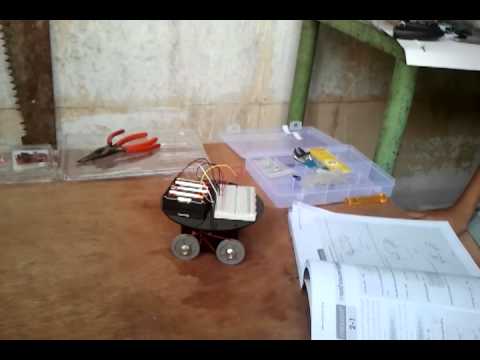 First touch robotic project's kid. Part1