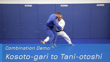 Kosoto-gari to Tani-otoshi - Combination demo