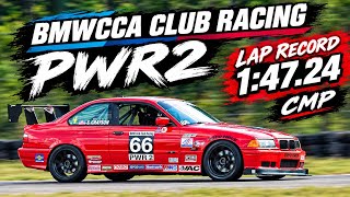 BMW CCA Club Racing CMP PWR2 Lap Record 1:47.24