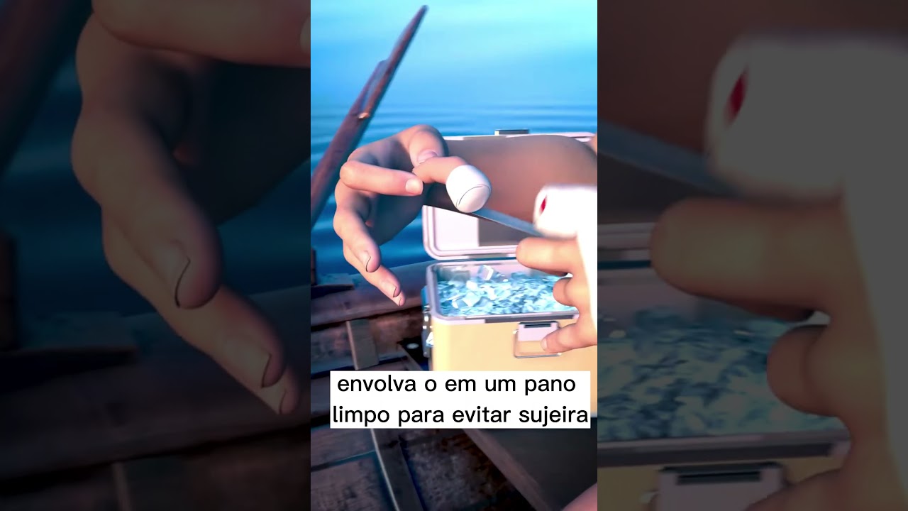 Linha de Pesca Arranca o Dedo 😬