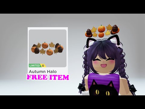 HURRY! GET THIS NEW FREE ROBLOX AUTUMN HALO ITEM IN WALMART DISCOVERED | ROBLOX | CATIEBLOX