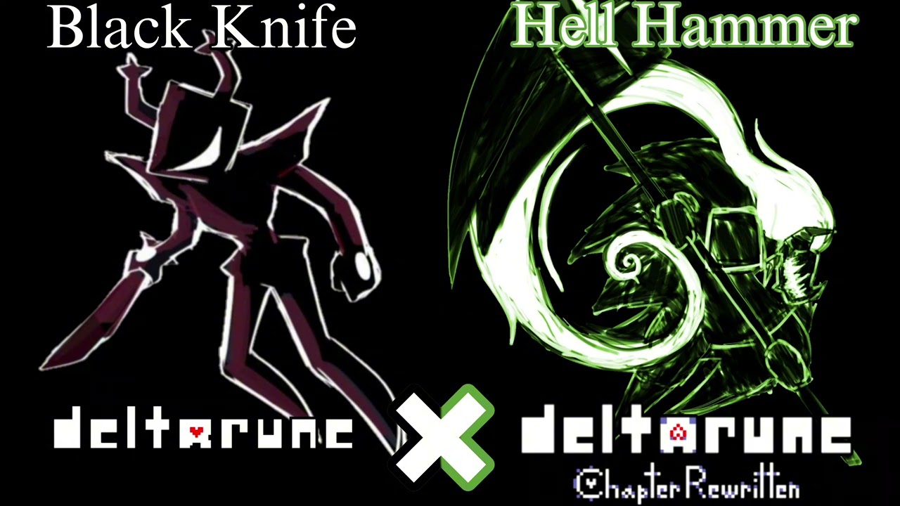 Black Knife x Hell Hammer (Deltarune & DR: Chapter Rewritten Mash-up)
