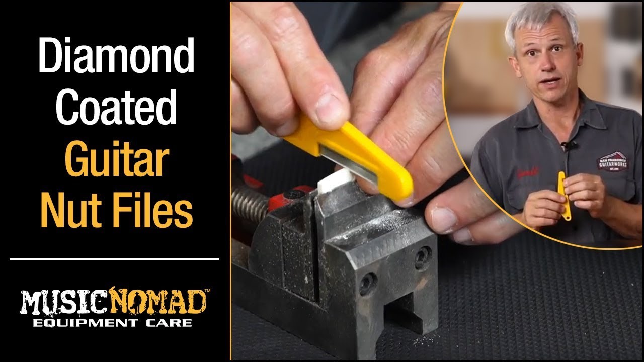 MusicNomad's Diamond Coated Nut Files Help You File & Polish your