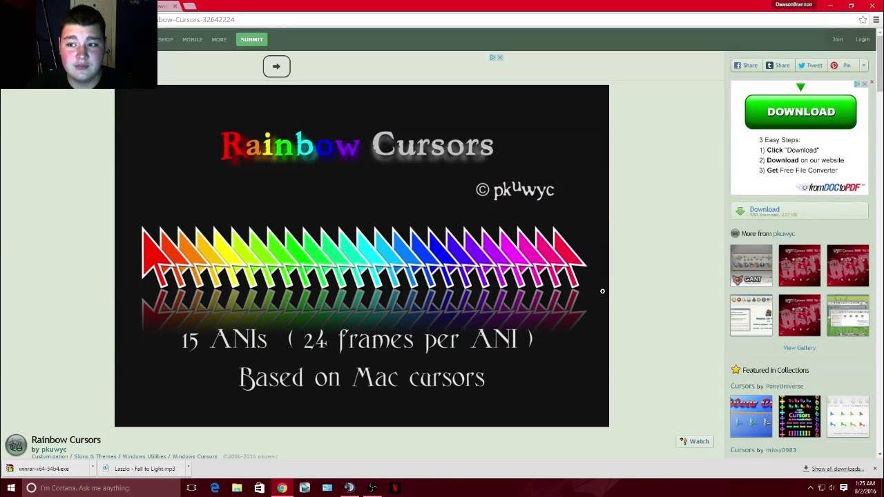 How To Change Mouse Cursors Color!! - YouTube