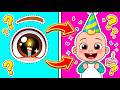 ¿Puedes encontrar el pastel de JJ? Desafío de Cocomelon | ¡juego De Montaje Cerebral!
