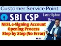 SBI CSP e-Signing New Account Opening Process | SBI CSP New Update 2026 | #sbicsp #sbicspnewupdate