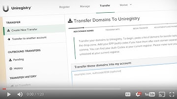 How To Bulk Transfer Domain Names Away from GoDaddy to Uniregistry