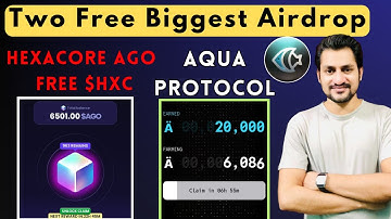 Free Biggest Airdrop | Hexacore AGO - Free $HXC Coins | Aqua Protocol Airdrop | Supported by TON