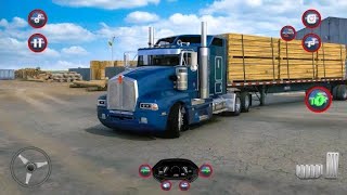 Américan truck drive simulator محاكاة قيادة الشاحنة الأمريكية لنقل البضائع ألعاب اندرويد ألعاب
