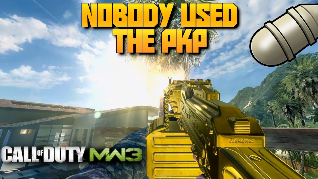 NOBODY Used the PKP Pecheneg in Modern Warfare 3... MW3 PC 2021