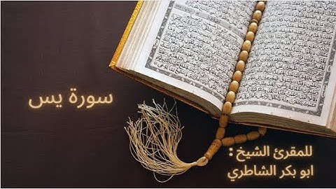 سورة يس للمقرئ الشيخ : أبو بكر الشاطري