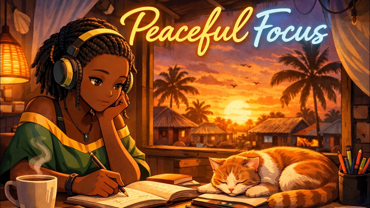 Peaceful Focus - 1 Hour Lofi Beats for Studying, Working & Deep Concentration | Relaxing Mix
