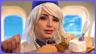 2 Minute ASMR | Tatyana's Private Jet In Flight Snack