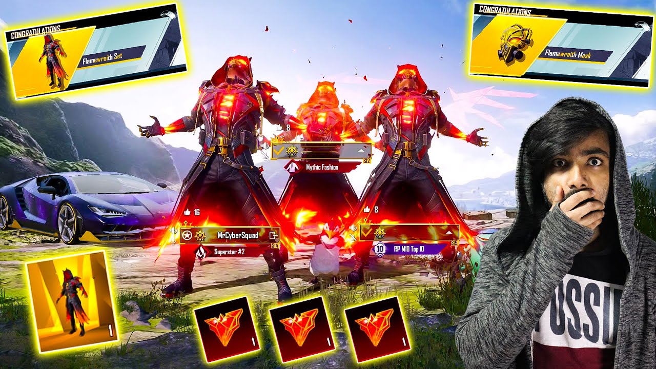 😱OMG I GOT THE ULTIMATE FLAMEWRAITH OUTFIT IN FLAMEDEVIL CRATE OPENING IN BGMI PART 1 