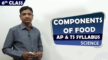 CBSE Class 6th std Science | Components of Food | Full chapter