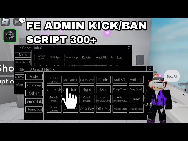 Arceus X Fe Ban Menu Script 😈 