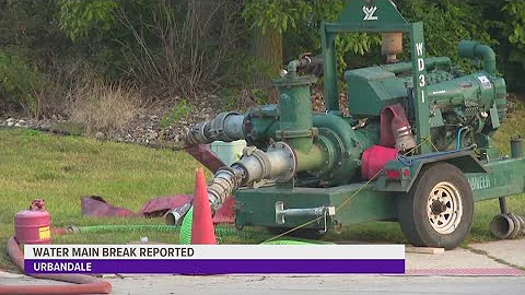 Some Urbandale residents are without water after contractor damages transmission main