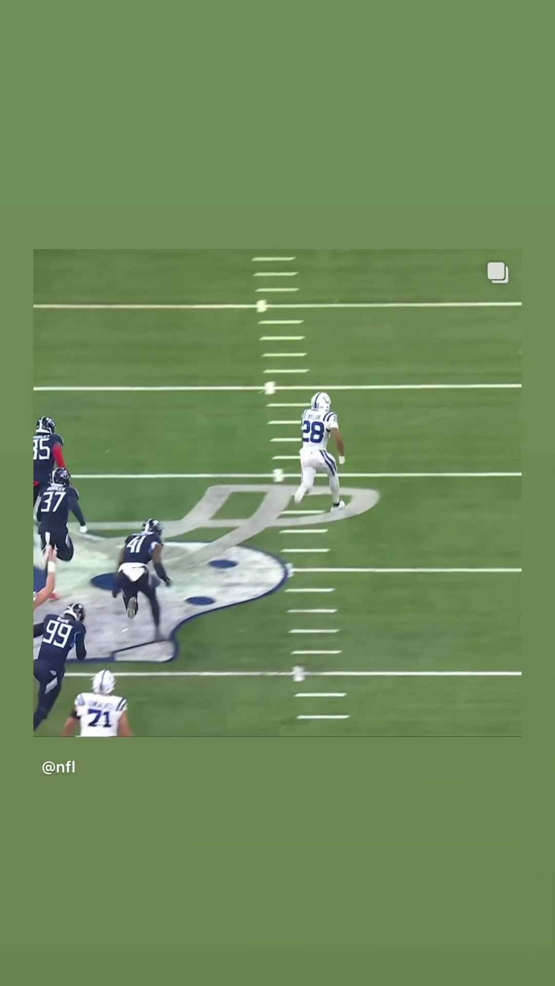 All the way #hoodnews #johnathantaylor #colts #titans #run #omg #how #wow #howto #sports #running