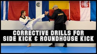 Corrective Drills for Side Kick & Roundhouse Kick using the wall (Taekwondo) by Mark Warburton 817 views 3 months ago 2 minutes, 12 seconds