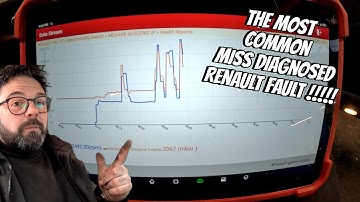 RENAULT UPSTREAM PRESSURE SENSOR FAULT THAT SO MANY PEOPLE MISS DIAGNOSE!!!!!!!!