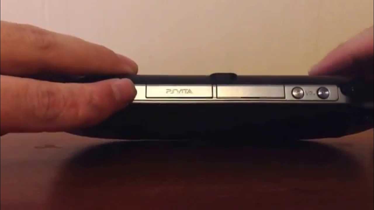 TenSecond How To Reset PS Vita after a system crash YouTube