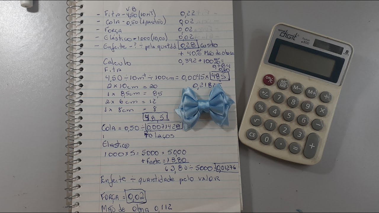 Laço Pet  - Como Eu faço os cálculos dos valores dos meus enfeites pet